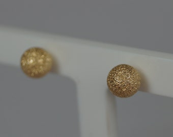 Orecchini A Bottone A Sfera In Oro Giallo 9 Carati: 3 Mm, 4 Mm, 6 - Foto 12