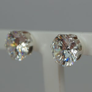 Clear Stud Earrings -  UK