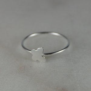 Butterfly Nose Ring. 10mm Sterling Silver Nose Ring. 10mm Diameter 0.6mm gauge, Boxed Silver Nose Ring Hoop.