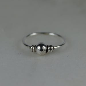 Sterling Silver Nose Ring, 10mm Celtic Sterling Silver Nose Ring, 0.6mm gauge.