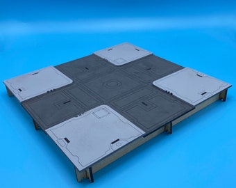 SciFi-plattform 6-delat set för 28 mm krigsspel