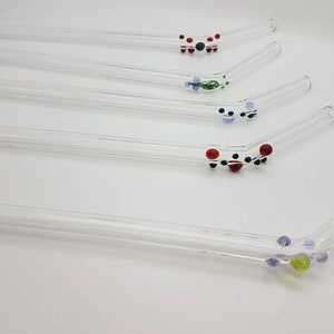 Glass Straws. Durable. With cute designs. image 4