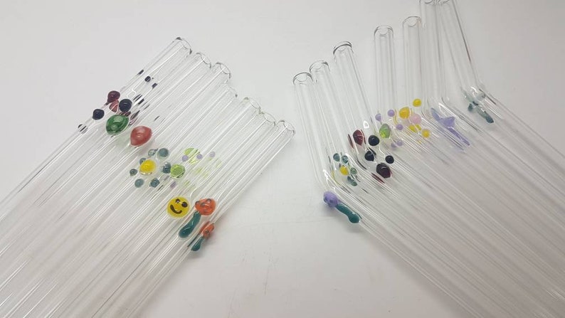 Glass Straws. Durable. With cute designs. image 2