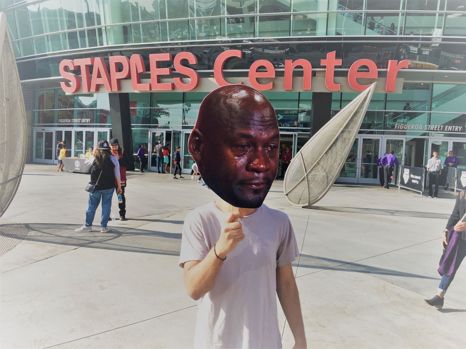 Crying Michael Jordan Face Meme Prop Crying MJ Meme Fathead | Etsy