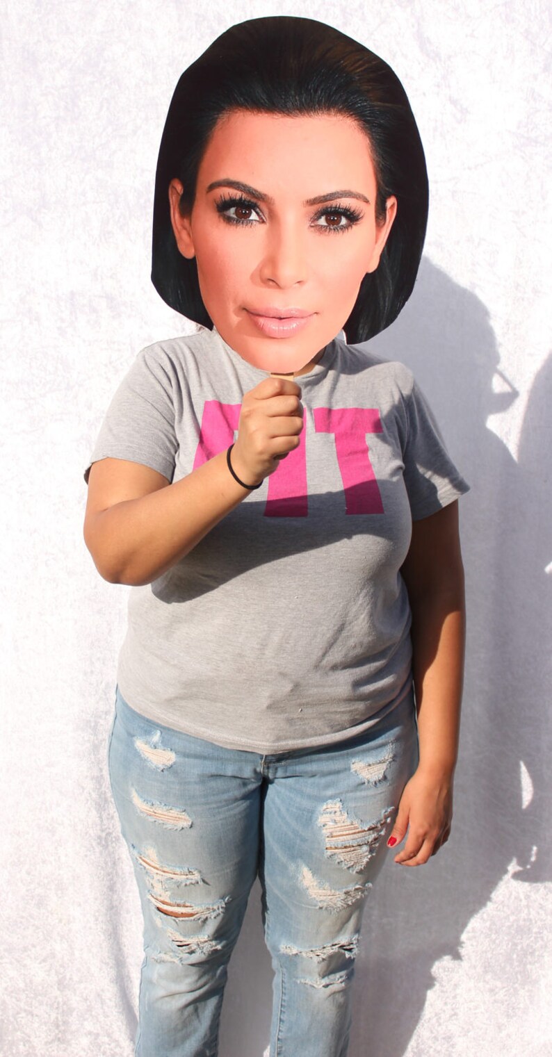 Kim Kardashian Big Head Cut Out Kim Kardashian West FatHead Etsy