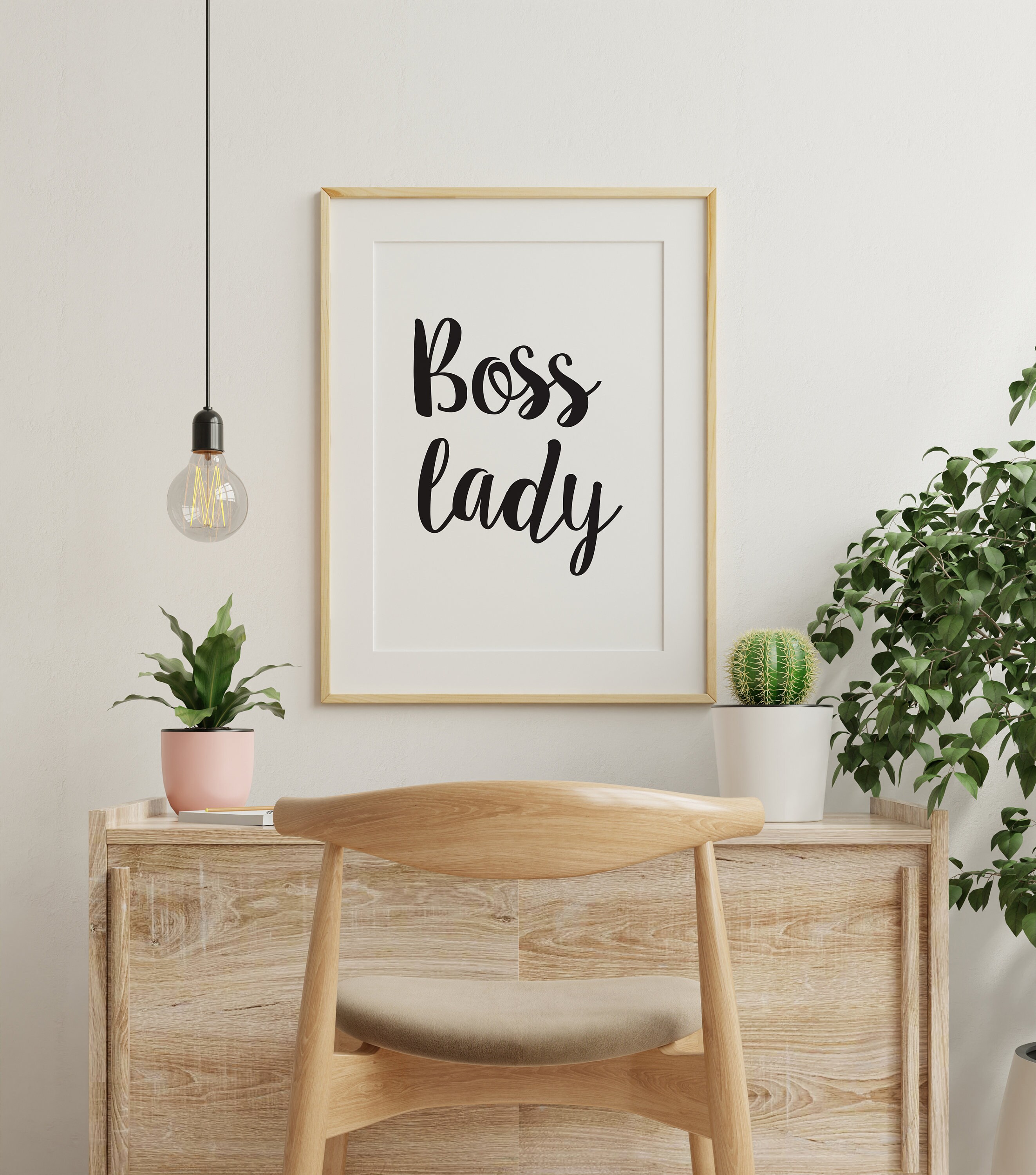 Boss Lady Print Boss Lady Printable Boss Lady Wall Art | Etsy Sweden