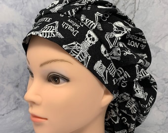 I NEED COFFEE!!!!,  unisex bouffant surgical scrub cap adjustable hat, coffee