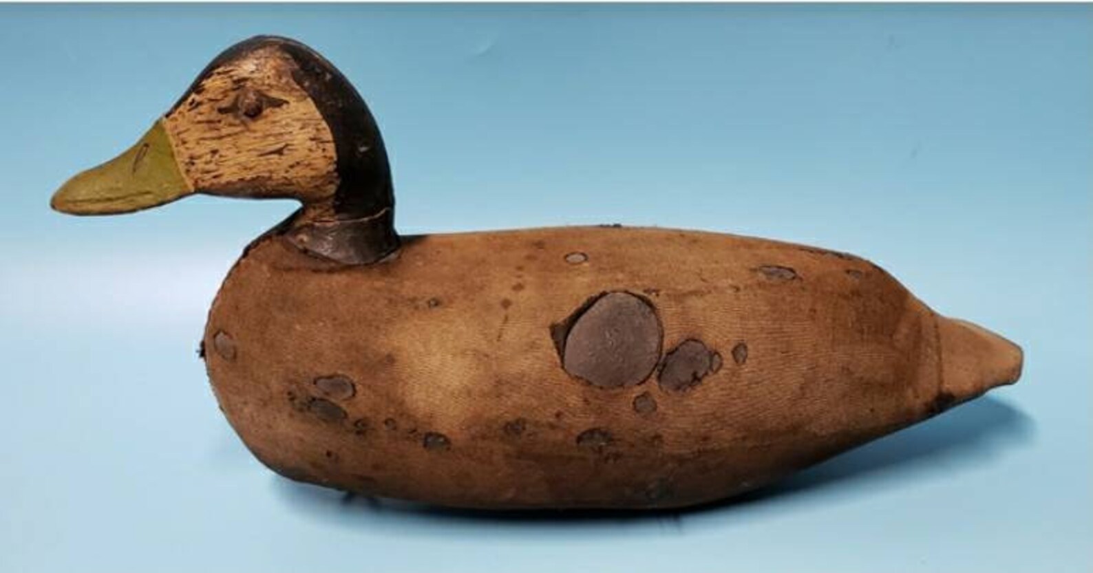 Vintage Wooden Black Duck Decoy by Gene Hendrickson Northfield Etsy