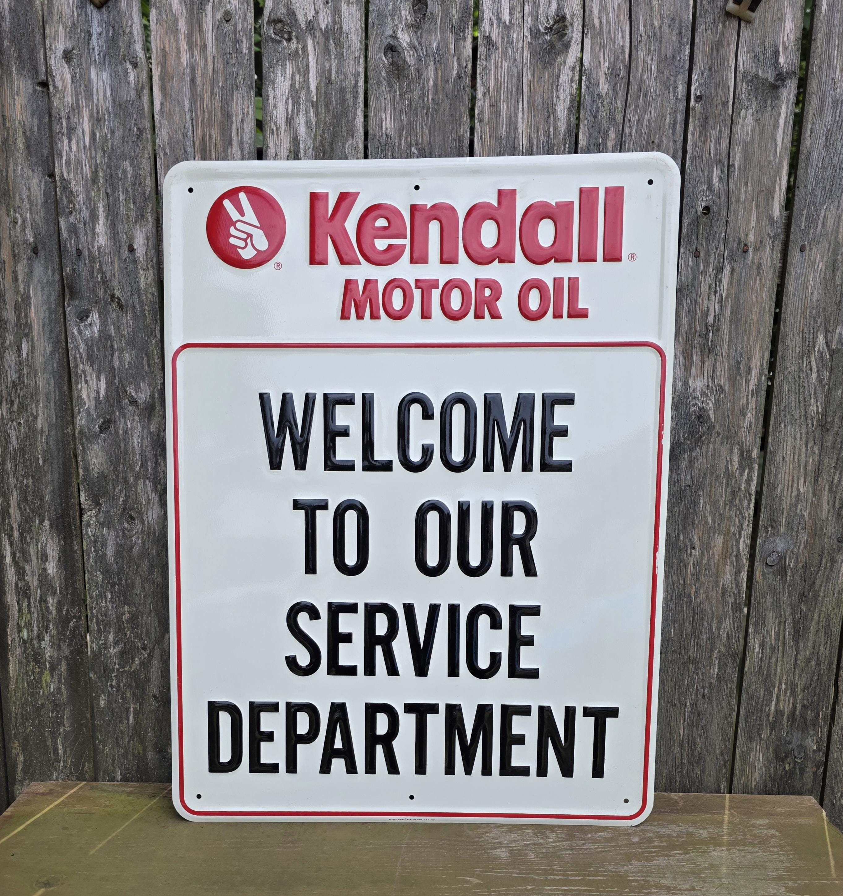 Kendall Motor Oil Sign - Etsy