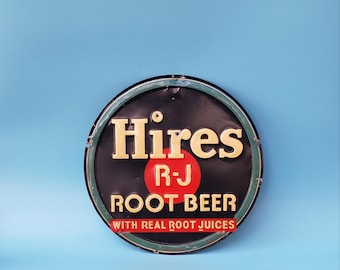 Vintage Hires Root Beer Menu Board - Etsy