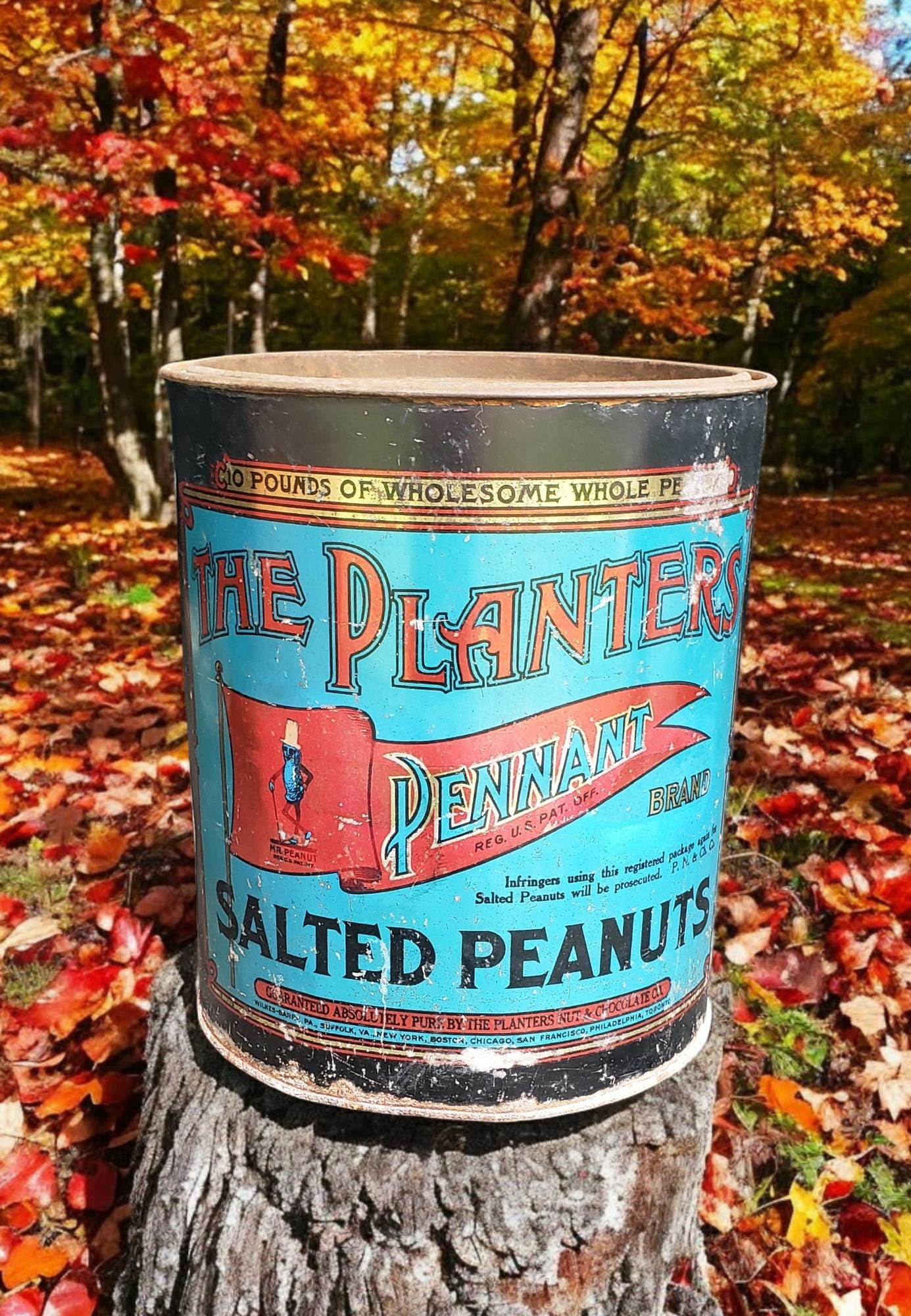Mr Peanut Tins Vintage - Etsy