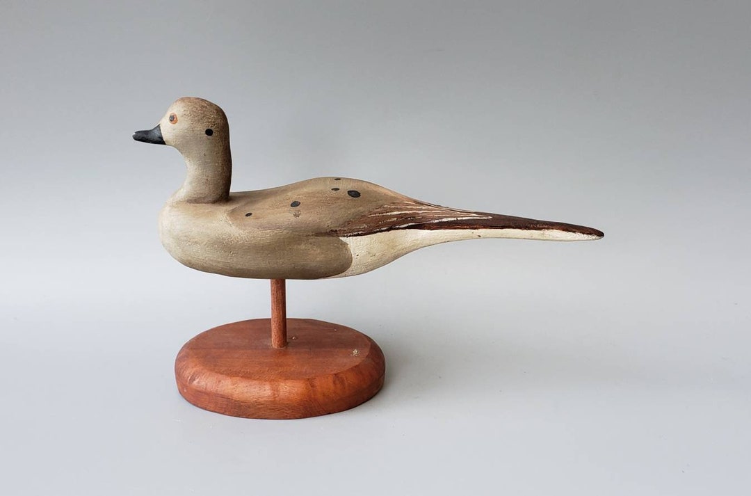 Old Dove Decoy Wooden Bird Carving From Maryland Etsy