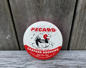 Vintage Pecard Shoe Leather Dressing Tin Advertising Can Green Bay Wisconsin - Etsy Vintage Pecard Shoe Leather Dressing Tin Advertising Can Green Bay Wisconsin - Etsy