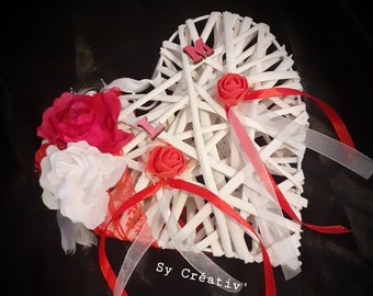 ALLIANCE SUPPORT wit rotan hart, ingericht op verzoek van uw maatwerk