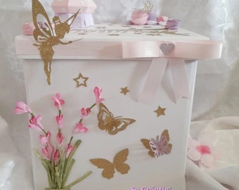 URN, VLINDERGELDBANK verjaardag, doop, bruiloft, envelop, geschenkdoos, gepersonaliseerd, alle kleuren
