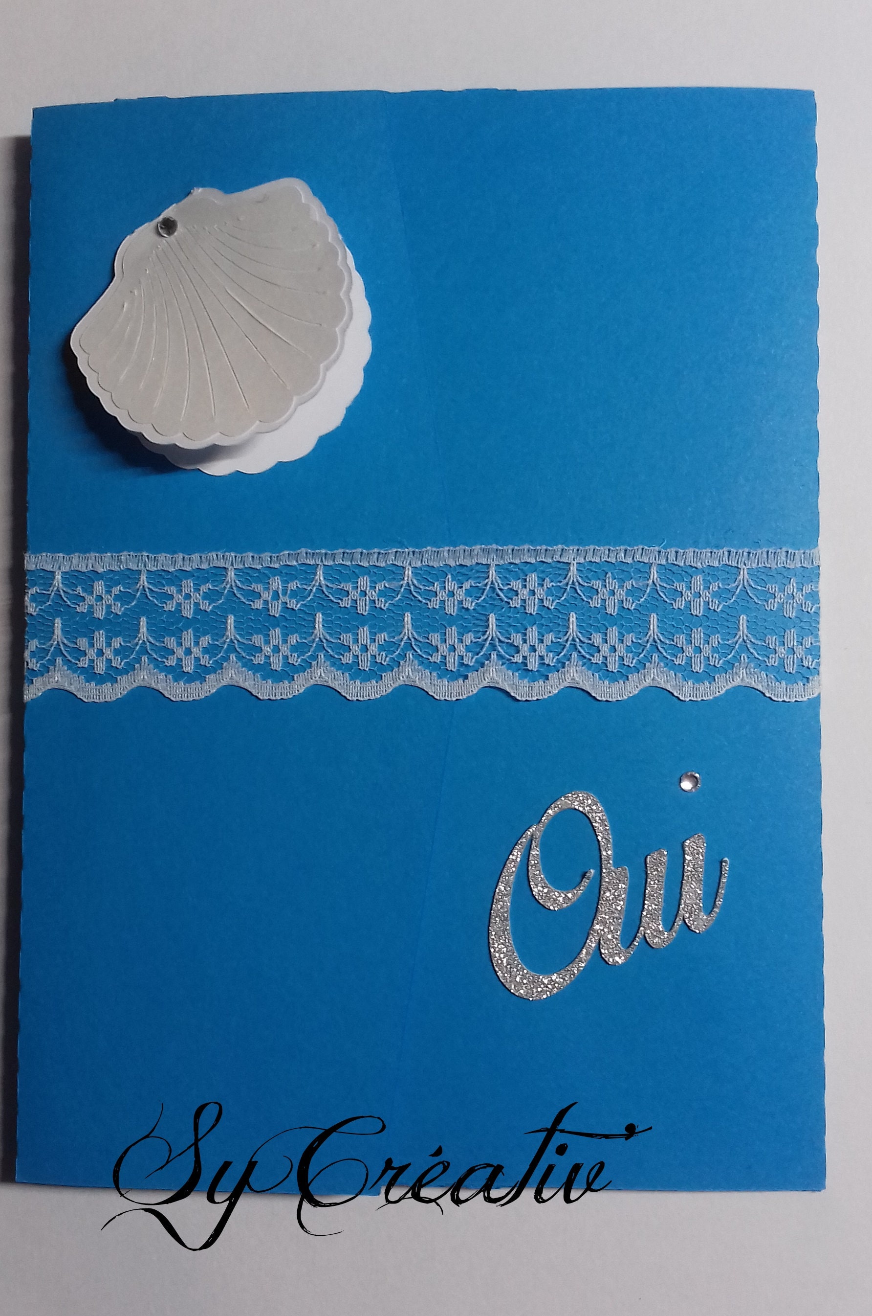 10 Invitations Sea Theme Wedding Invitation Pocket Ring Etsy Singapore