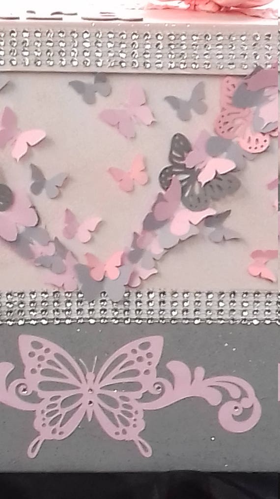 Urne Tirelire Papillon Anniversaire Bapteme Mariage Etsy France