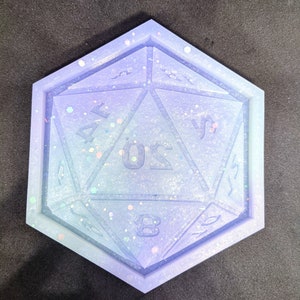 3D Printed D20 Coaster Mold