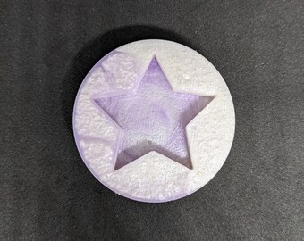4 Pezzi Stampi in Silicone Natale, Stampo Stella, DIY Stampi in Silicone per Colata in Resina Epossidica, Gesso, Decorazioni Natalizie, Portacandele