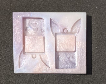 3D Printed Eevee Gameboy Earrings Silicone Mold