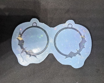 3D Printed Dragon Hoop Earring Silicone Mold