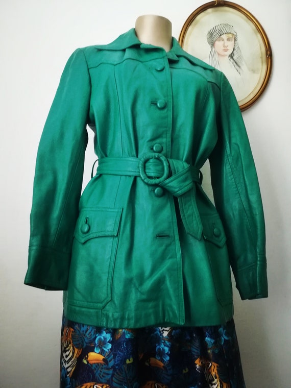 Vintage leather jacket 70s