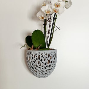 Orchideen-Wandpflanzer, hängender Orchideentopf-Zaunpflanzer, gemacht für Moos, Diy Kokedama und Moosball, Innenpflanzer.