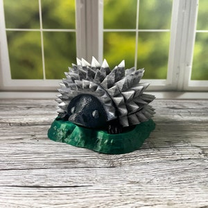 Brandt Hedgehog Gift Planter, Black Brandt Hedgehog Look-A-Like Planter, Hedgehog Gifts, Hedgehog Planter for Memorial