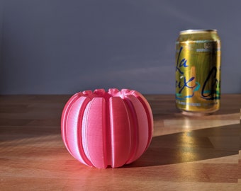 READY TO SHIP Small Pink Pumpkin Planter