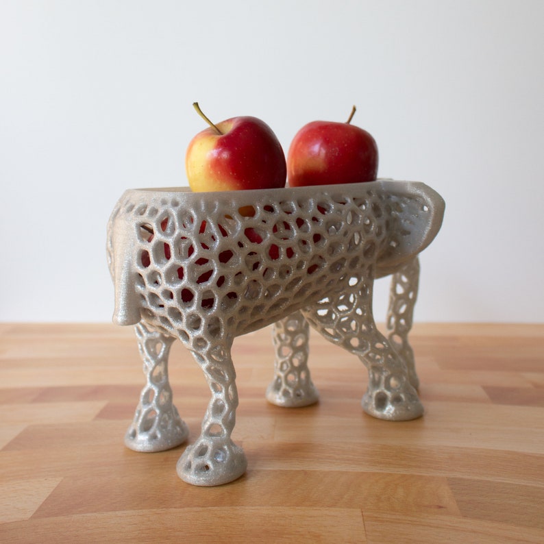 Elephant Fruit Bowl as a Holiday Centerpiece Banana Holder Etsy