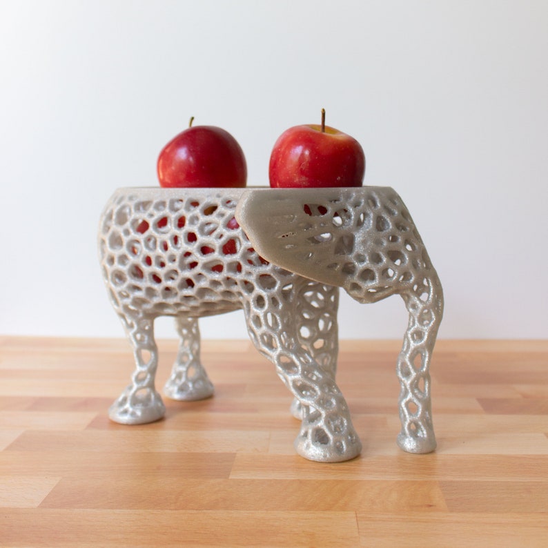Elephant Fruit Bowl as a Holiday Centerpiece Banana Holder Etsy