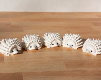 BULK WHOLESALE - Set of 5 Mini Hedgehog Planters for Succulent or Cactus Cuttings, Mini Hedgehog Pots for Plant Boutiques