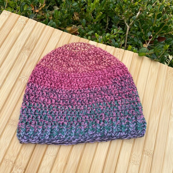 Handmade with love multi color crocheted beanie NWOT ???? Handmade with Love (@craftingbylisa) • Facebook main image 4