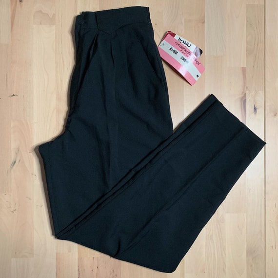 Vintage Petite Pleated Trousers Deadstock/NWT, 90… - image 1