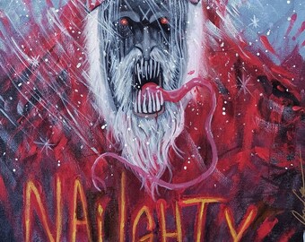 8X10 Signed Print ' The Naughty List'