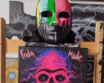 12x12 'Latino Dark Art' Acrylic Painting