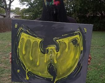 18x24- 'Killer Beez Attack' Acrylic Painting