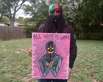 16x20- 'Minute of Decay' Acrylic Painting