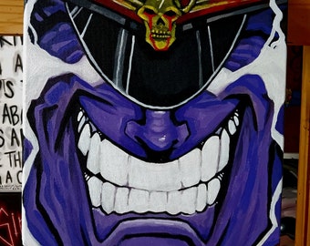 11x14- 'Psycho Crusher' M.Bison Acrylic on Canvas