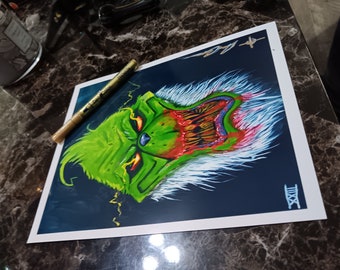 8x10 Signed Print (' A Mean One')