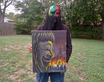 16x20- ' Wake Up' Acrylic Painting