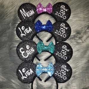 Magical Bachelorette: Custom Minnie Ears for Your Disney Girls Trip
