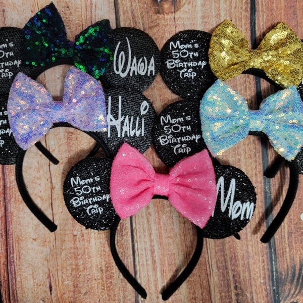 Disney Headbands and Disney Ears - Personalized and Custom for Disney Trips