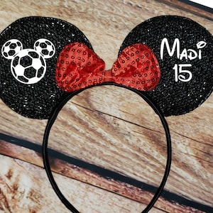 Custom Personalized Holiday Honeymoon - Minnie - Mickey Ears - Bride - Bachelorette Party - All Occasions