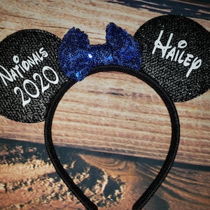 Add Some Personalized Pizzazz to Your Look with these Cheerleading and Dance Inspired Minnie Ears