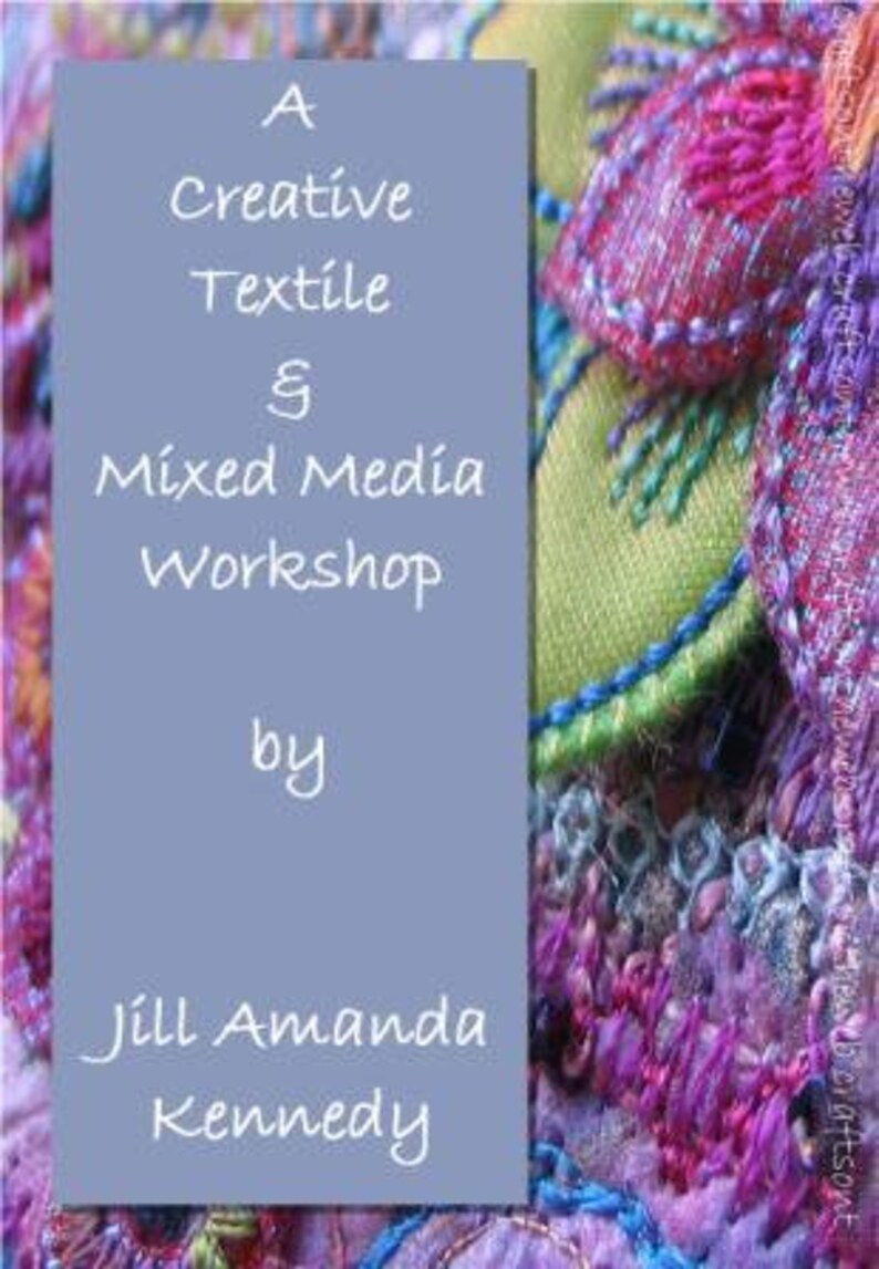 Pdf MIXED MEDIA Online Tutorial Patchwork Paper Stitched