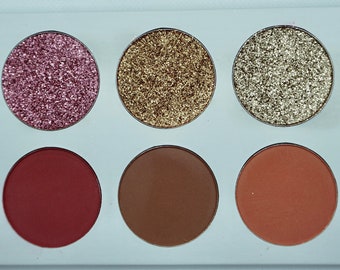 Spice Eyeshadow Palette, Cruelty Free, Nude Colors, Glitter Palette, Ultra Pigmented, Glitter Eyeshadows, Neutral Eyeshadows, Eyeshadows