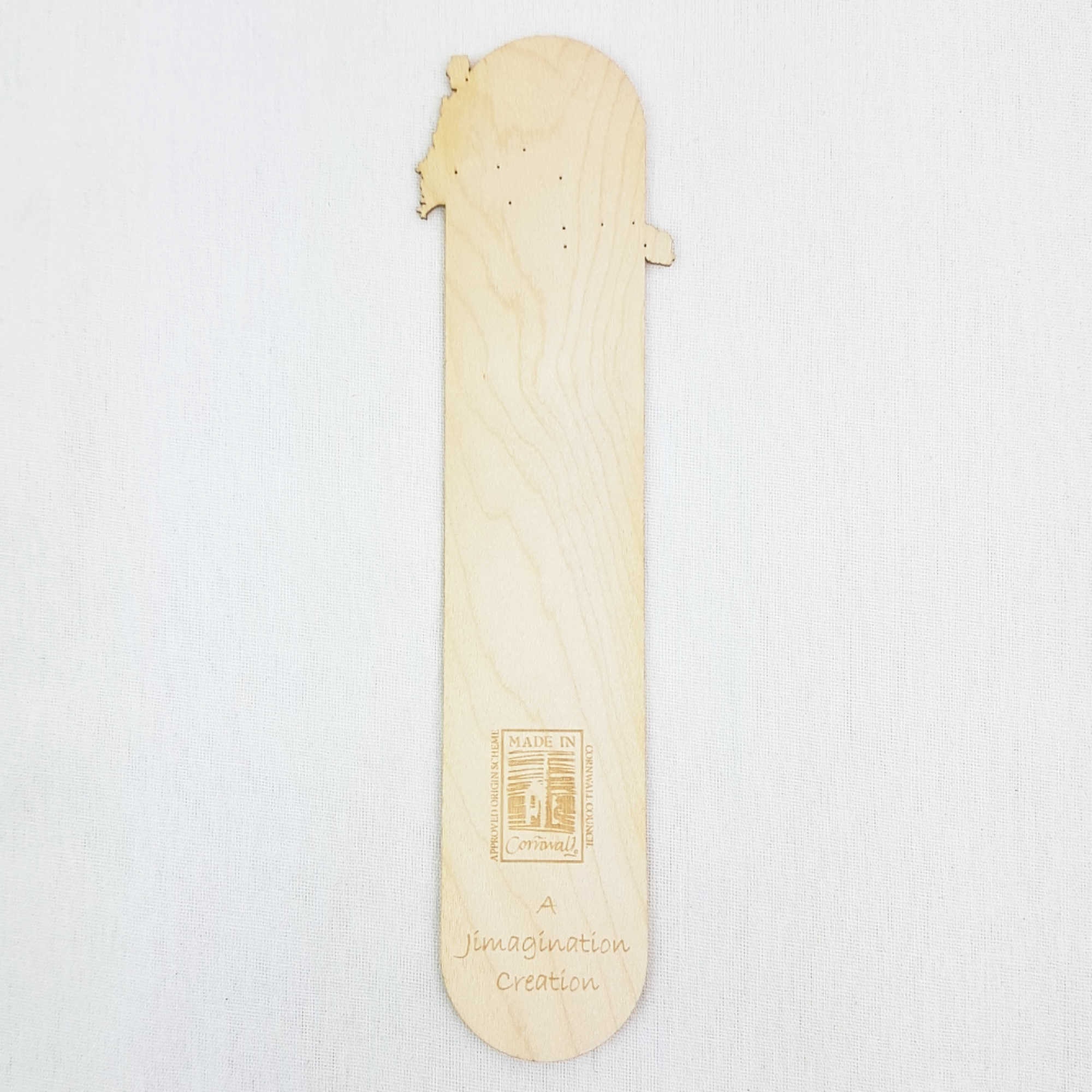 Cornwall Map Wooden Bookmark - Etsy