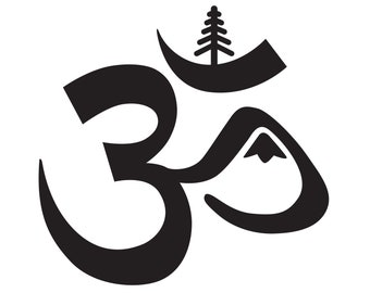 MANY SIZES and COLORS Aum Om Symbol Sign Yoga Buddhism Spiritual Car Truck Suv Rear Window Glass Decal Sticker Laptop V5