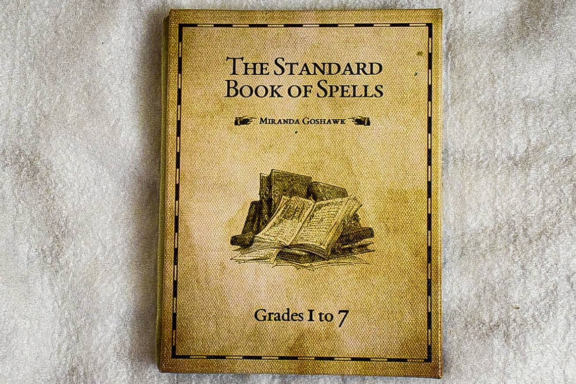 The Standard Book of Spells Hogwarts library Harry Potter | Etsy